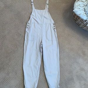 ABERCROMBIE & FITCH khaki overalls sz small